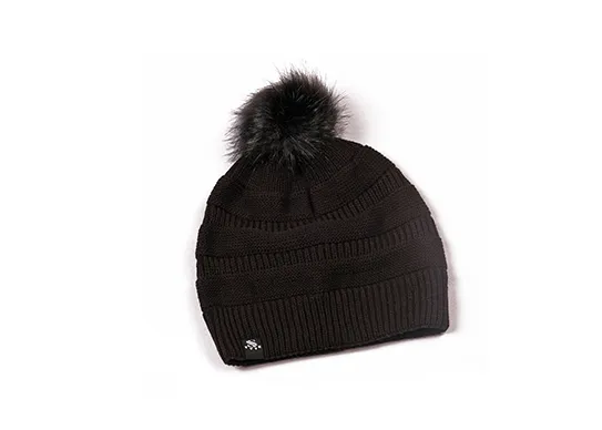 winter beanie with pom pom