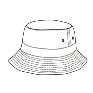 bucket hat with band
