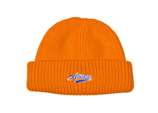 orange fisherman beanie