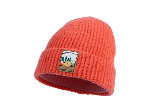 orange baby beanie