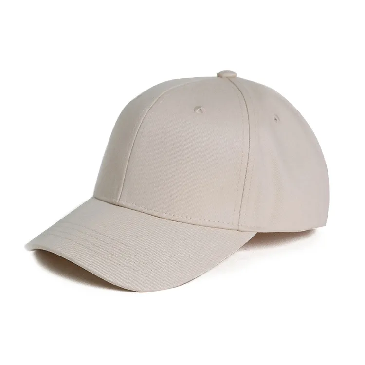 beige cotton baseball cap