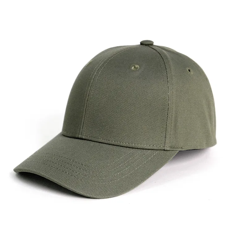 olive cotton baseball cap