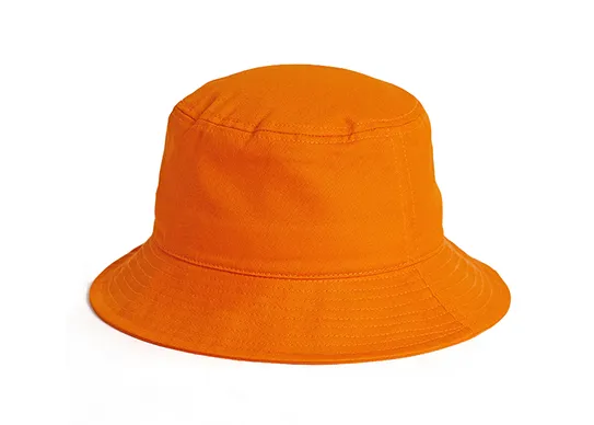 orange bucket hat