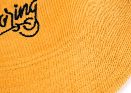 corduroy bucket hat wide brim