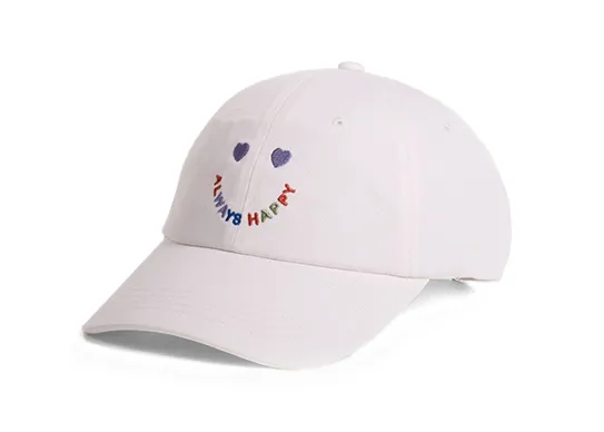 white dad hat