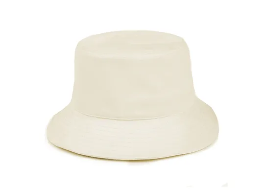 beige suede bucket hat