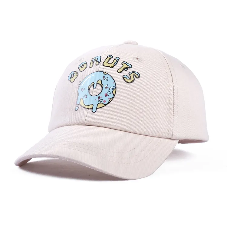 beige kids baseball cap