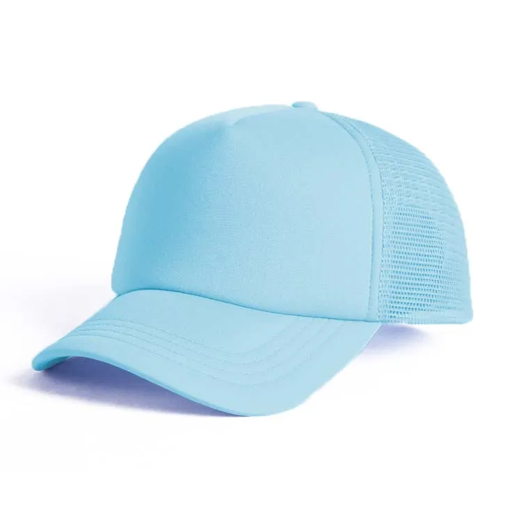 blue foam trucker hat