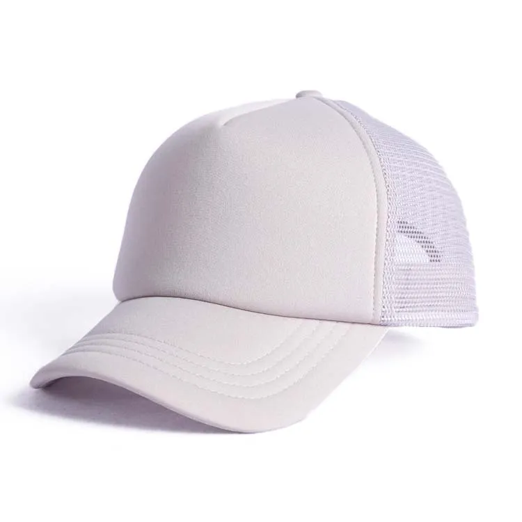 grey foam trucker hat