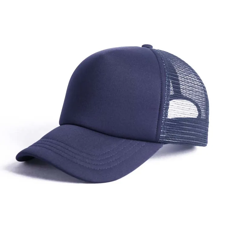 navy foam trucker hat