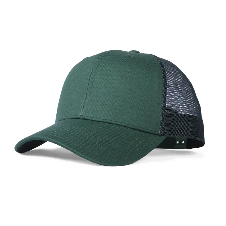 olive cotton trucker hat