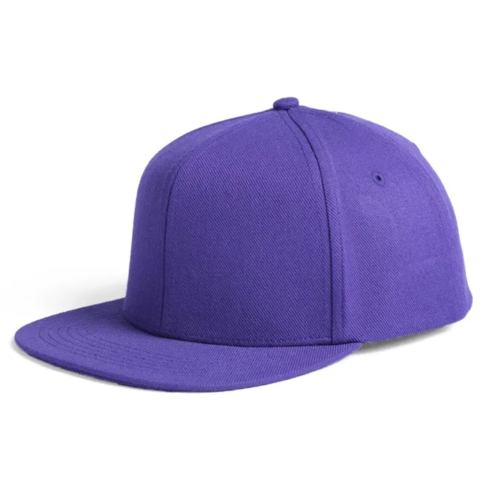 purple fitted hat