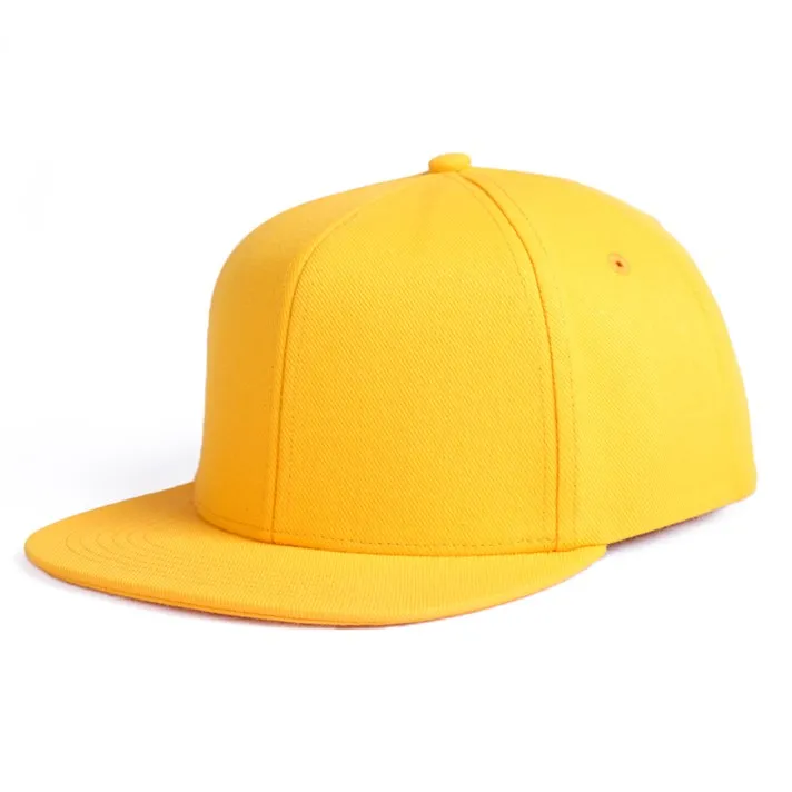 yellow fitted hat