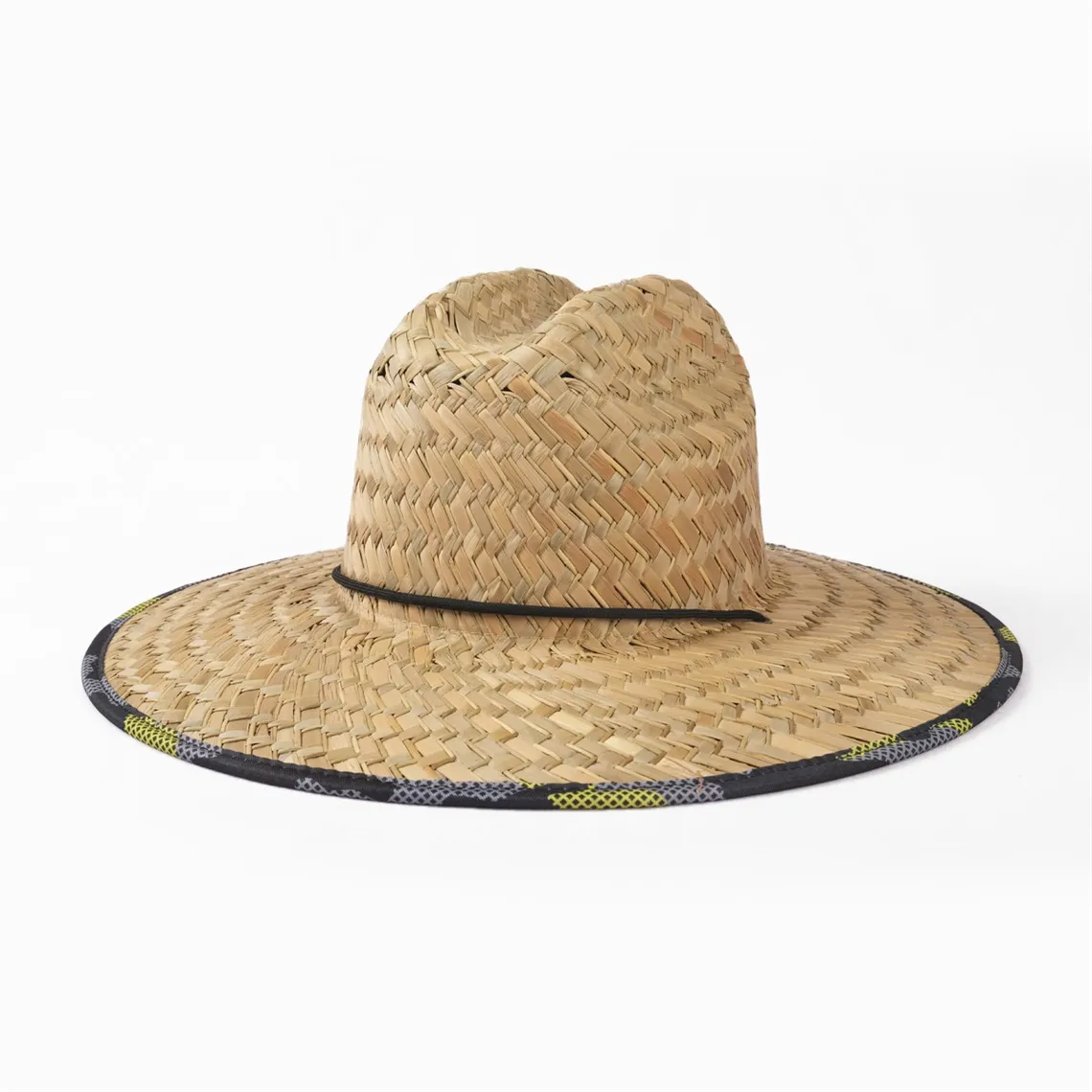 bulrush and mat grass lifeguard straw hat