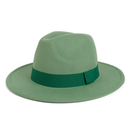 green felt hat