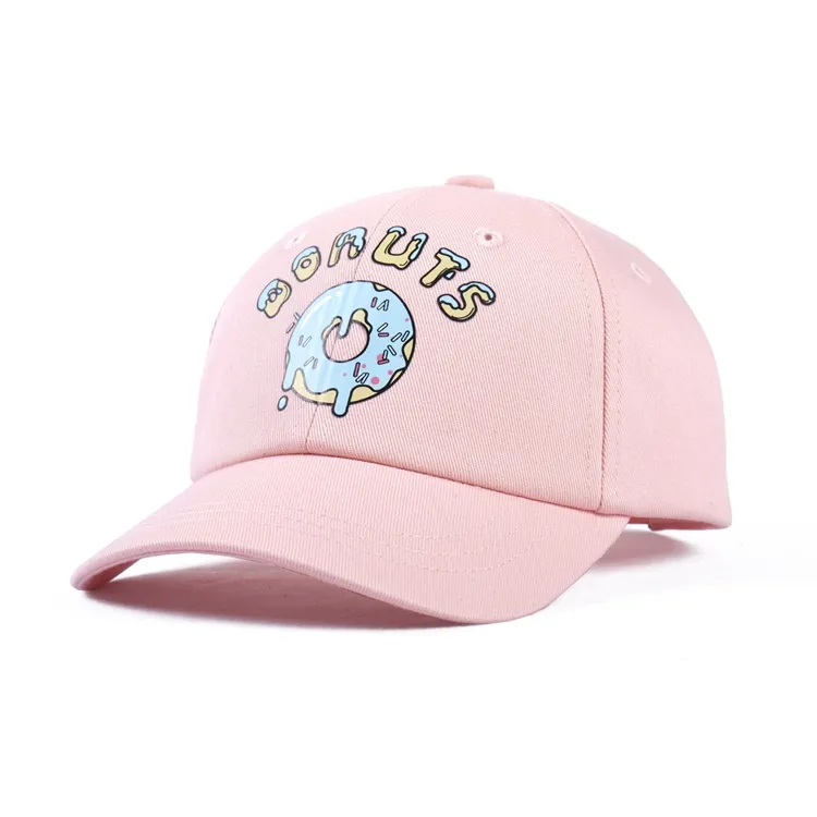 light pink kids baseball cap