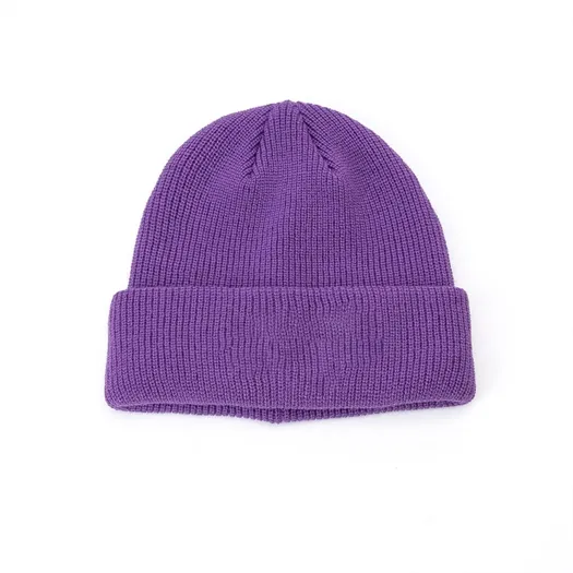 purple cuffed beanie