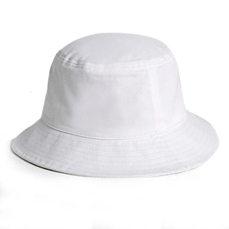 white bucket hat