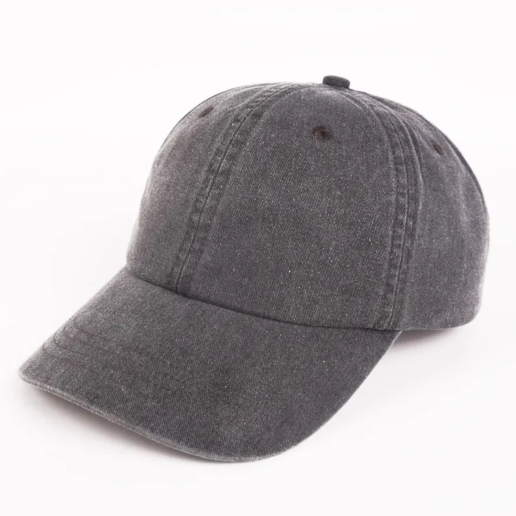 grey distressed dad hat