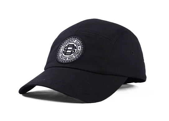 black camper hat