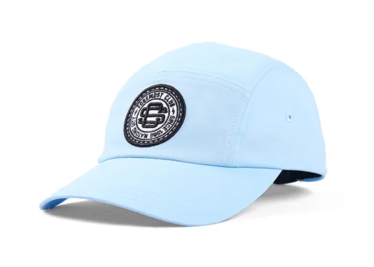 blue camper hat