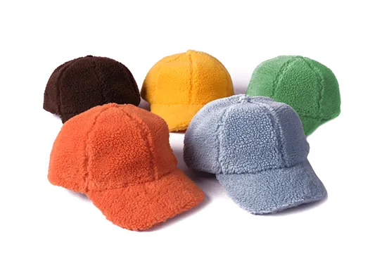 fuzzy baseball cap