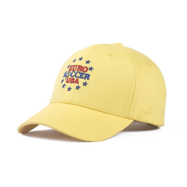 yellow baseball cap