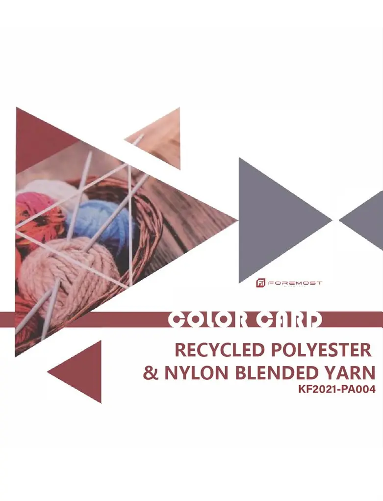 KF2021-PA004 Recycled Polyester&Nylon Blended Yarn