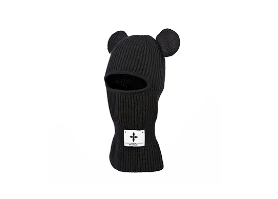 black balaclava with ears