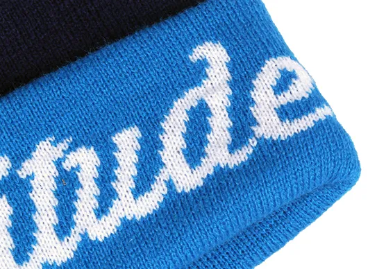 Embroidered Two Tone Pom-Pom Beanie – LsxMattMERCH