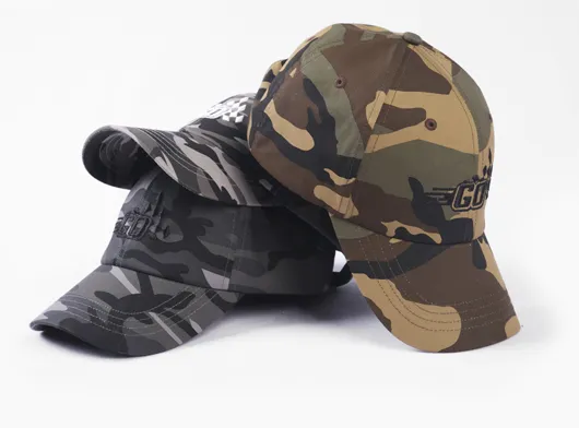 camo print baseball cap