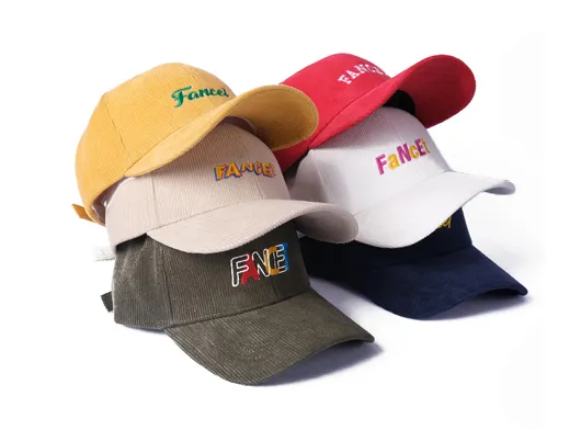 corduroy baseball cap