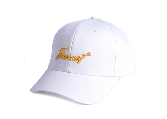 white baseball cap