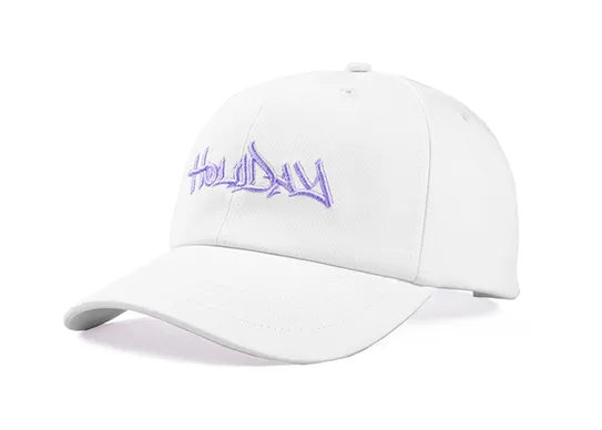 white satin baseball cap