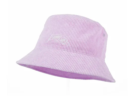 light purple corduroy bucket hat