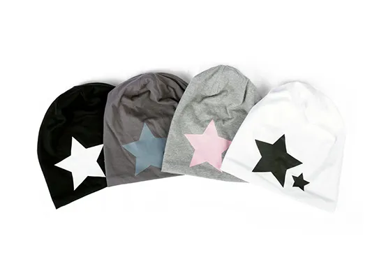 cotton jersey beanie hats