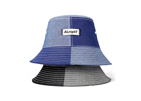 denim bucket hat custom