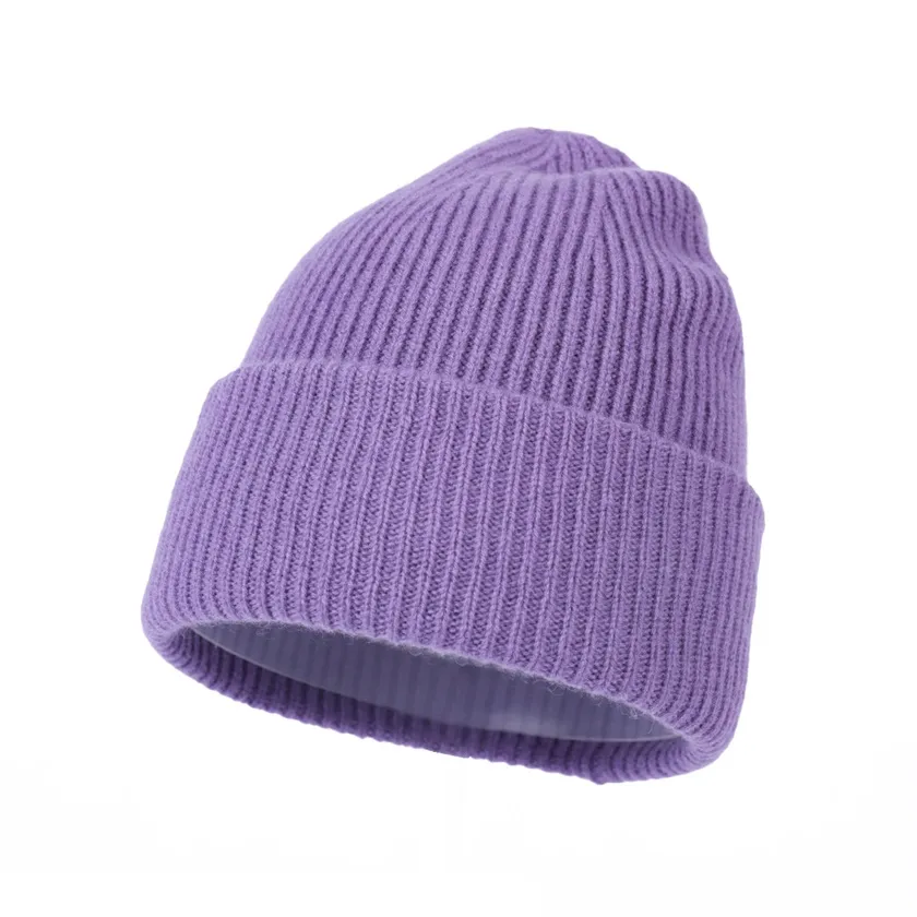 purple cuffed beanie