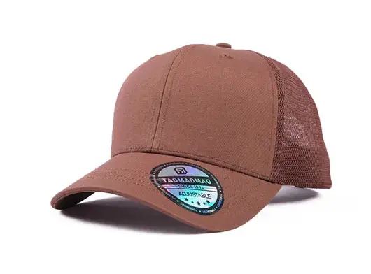 brown trucker hat