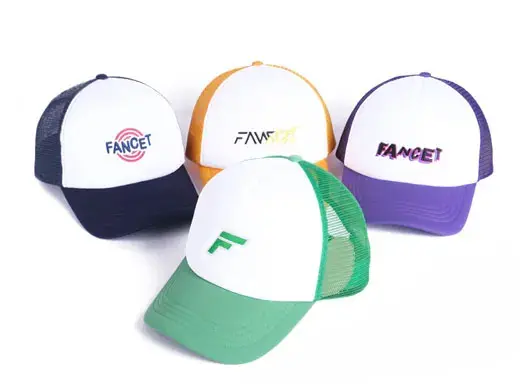 embroidered foam trucker hats