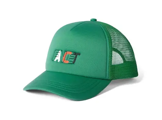 green trucker hat