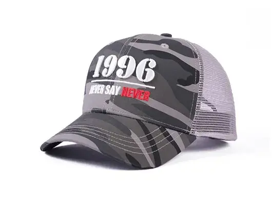 grey camo trucker hat wholesale