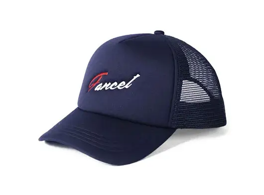 navy trucker hat