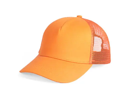 orange trucker hat