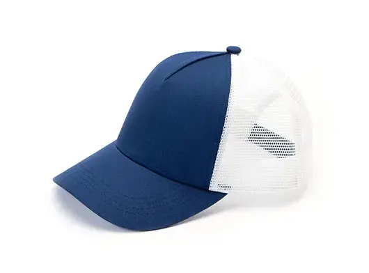 royal blue 5 panel trucker cap