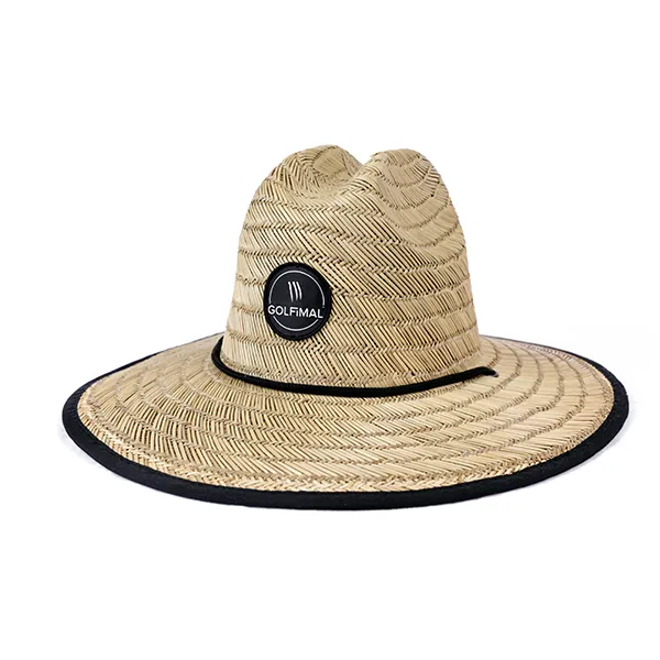 custom straw lifeguard hat