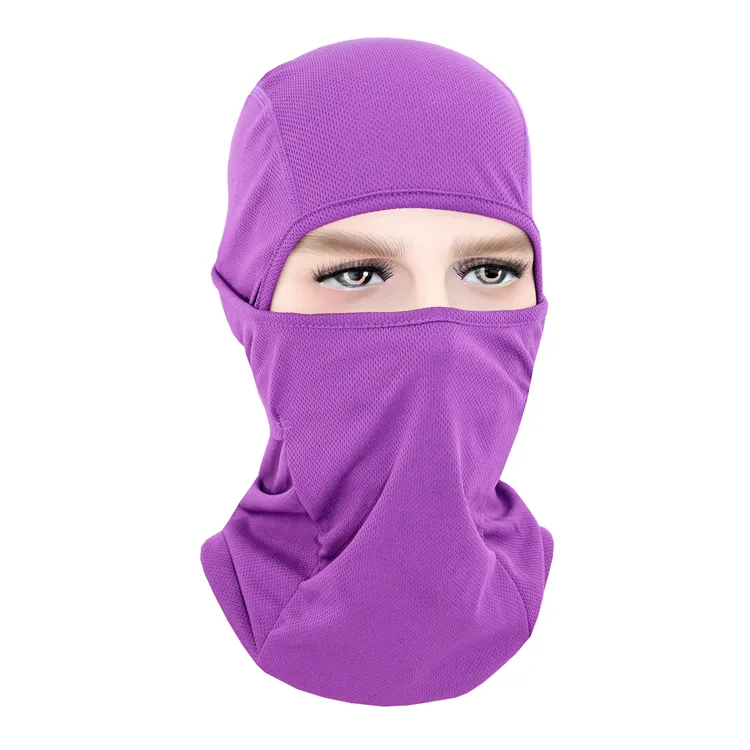purple ski mask