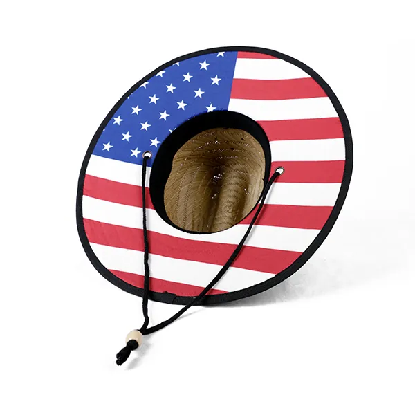 american flag lifeguard hat