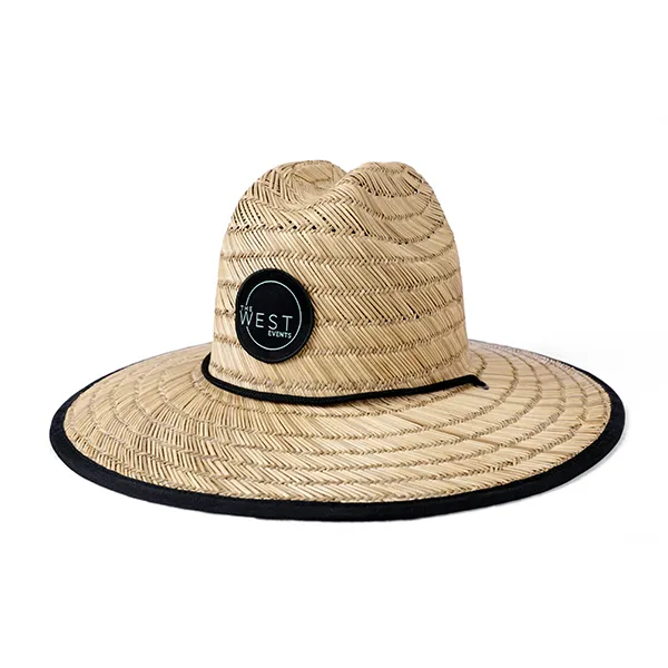 custom logo straw hat