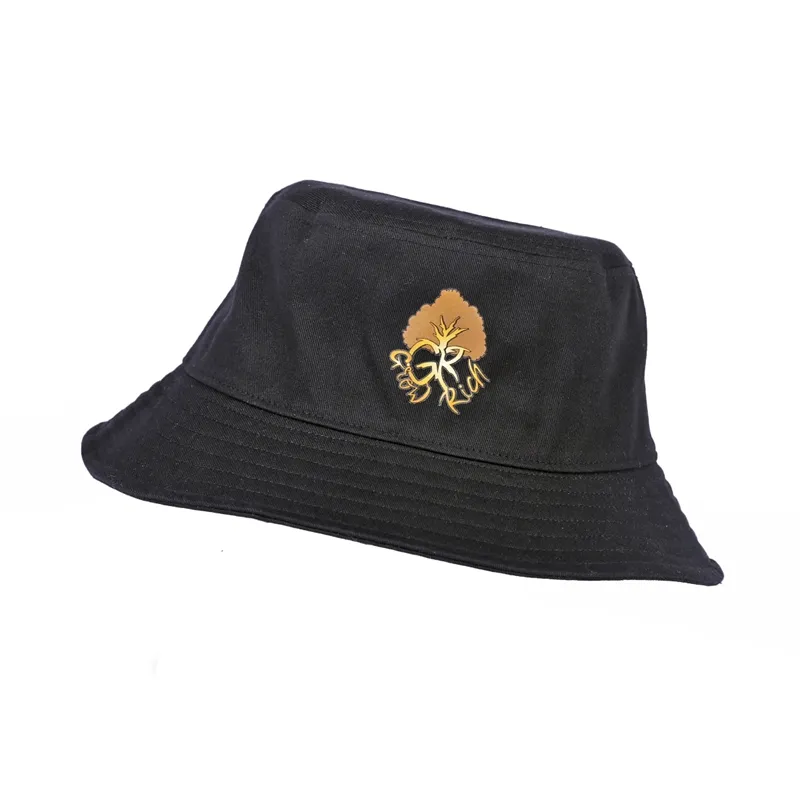 mens black bucket hat